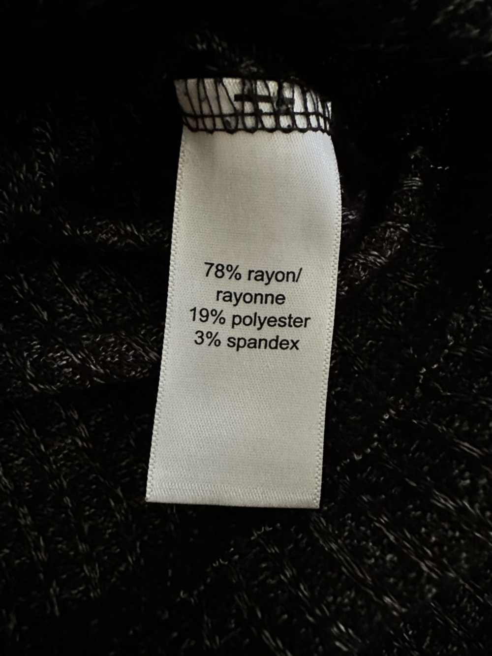 Maurices Black Ribbed Knit Pullover Sweater - Picture 5 of 7